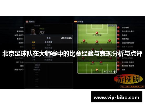 北京足球队在大师赛中的比赛经验与表现分析与点评