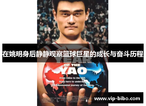 在姚明身后静静观察篮球巨星的成长与奋斗历程